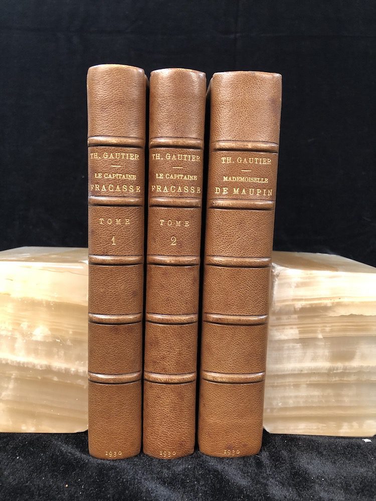 Leather-bound Theophile Gautier